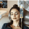 IV therapy session for stress relief at Skye Wellness Concierge